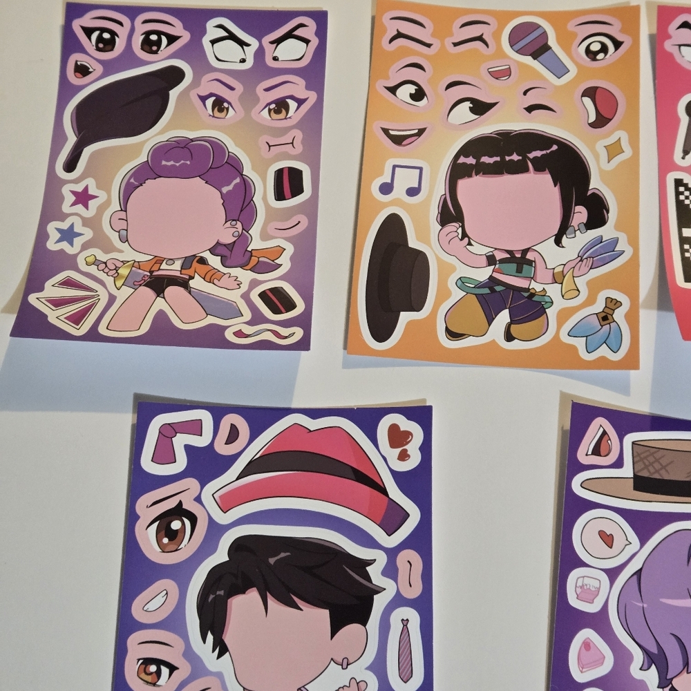 ๐๐ K-Pop Demon Hunters Characters Sticker Set - Picture 4 of 9